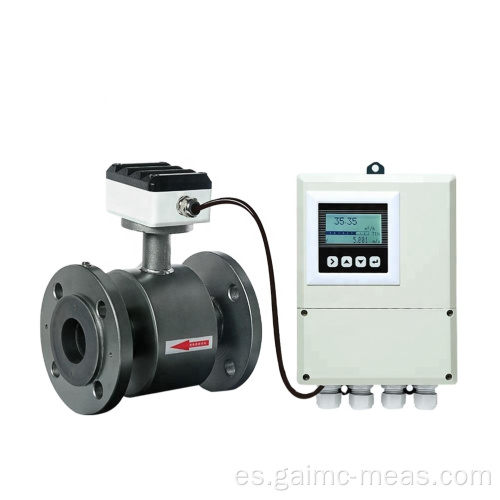 pulpa slurry ss304 sensor de agua medidor de flujo magnético